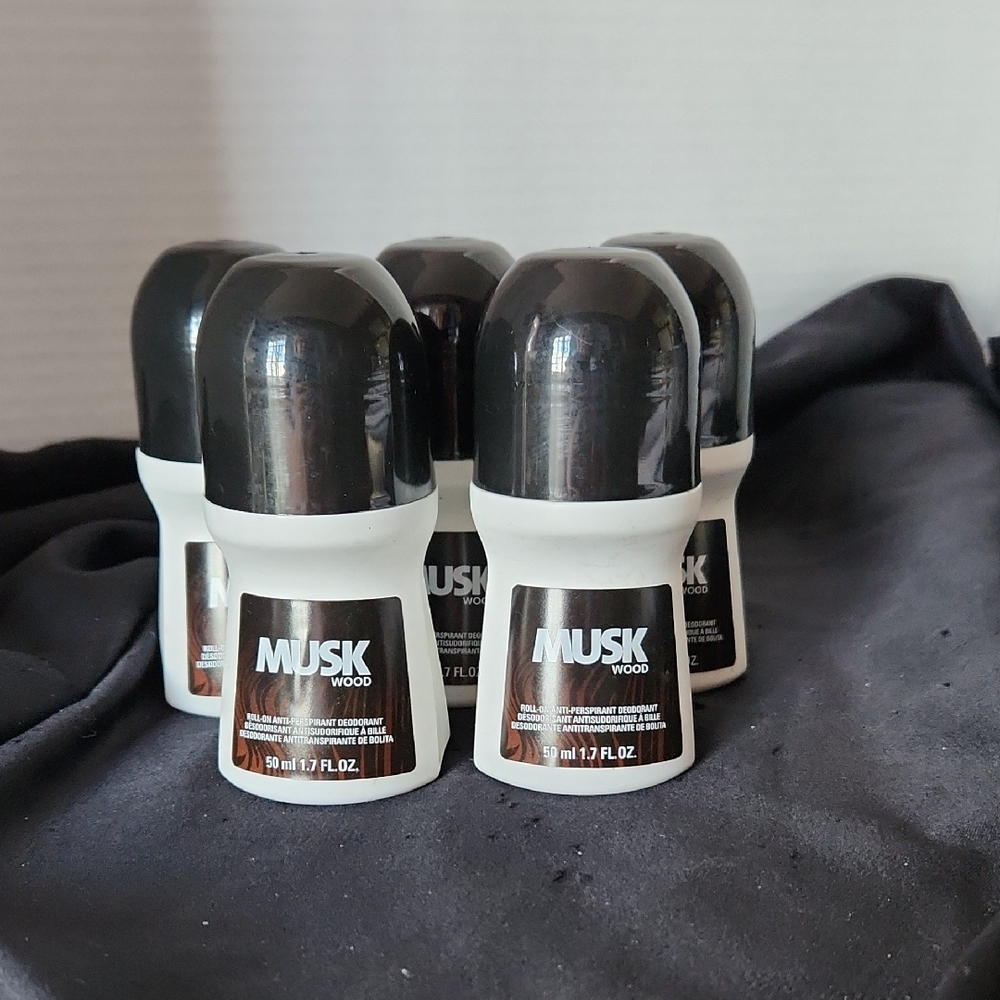 Avon MUSK Wood Roll On Anti-Perspirant Deodorant for Men